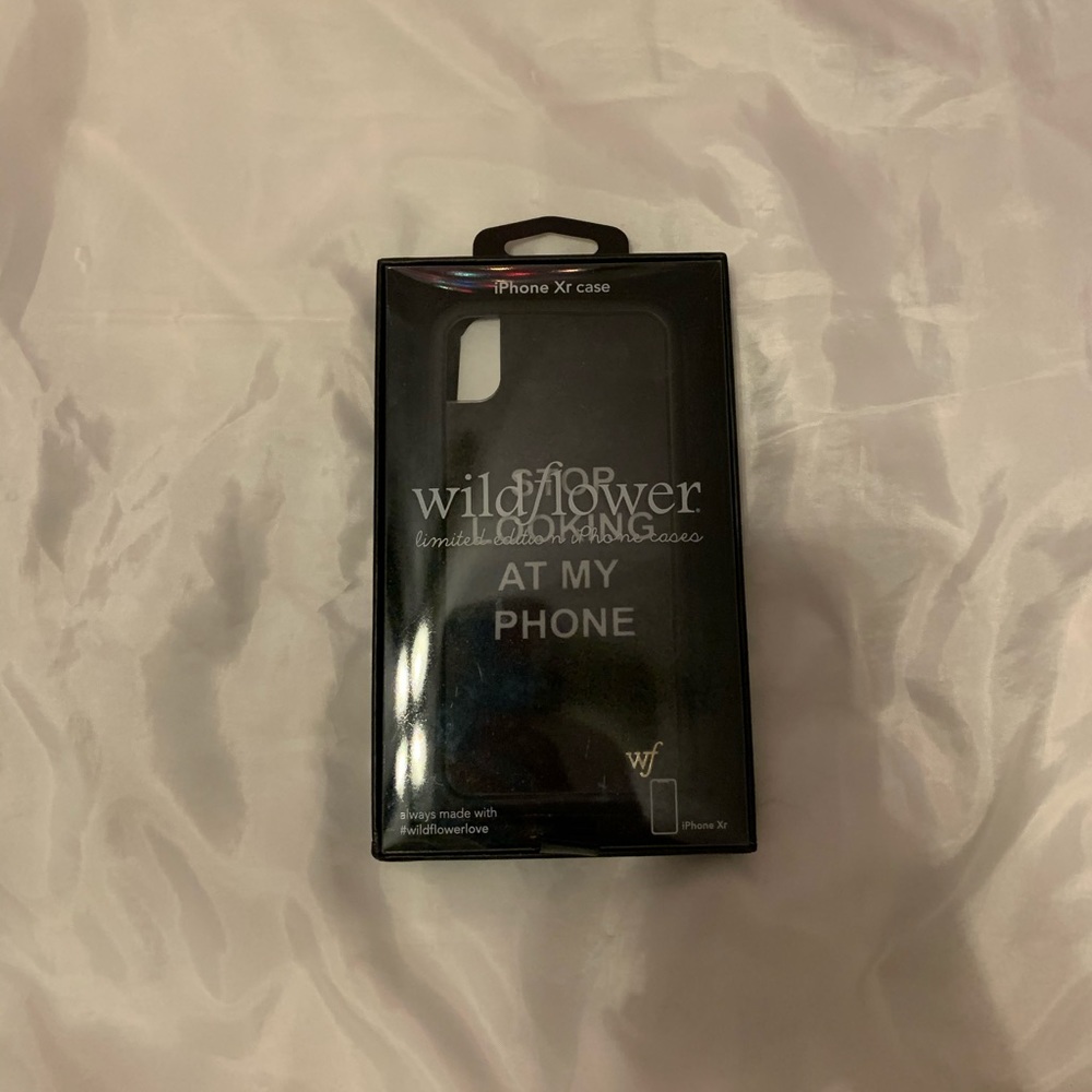 “Stop looking at my phone” iPhone XR case